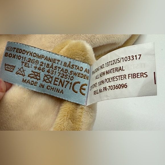 Teddykompaniet Diinglisar Bunny Blanket Lovely Rabbit Comfort Soft Plush new - Picture 6 of 9